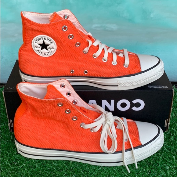 CONVERSE CTAS HI BOLD MANDARIN/FUEL ORANGE MEN’S - Picture 7 of 16